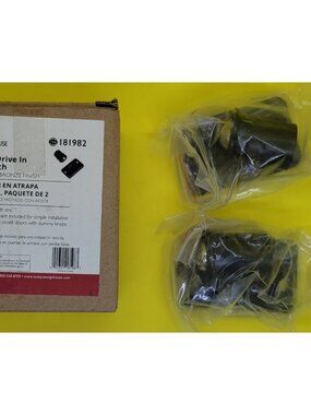 DesignHouse 2-Pack Drive-In Ball Catch - Oil Rubbed Bronze Finish 181982